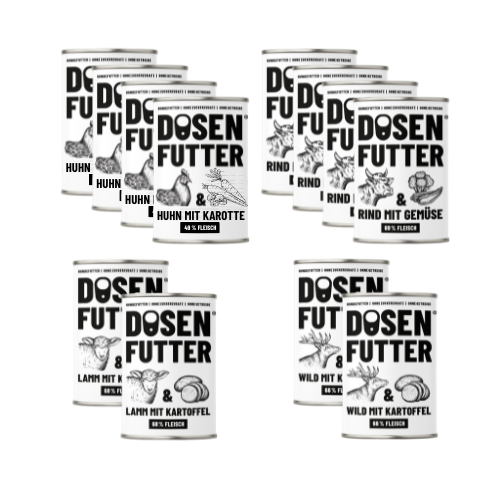 Dosenfutter® TESTBOX 12x800g Nassfutter