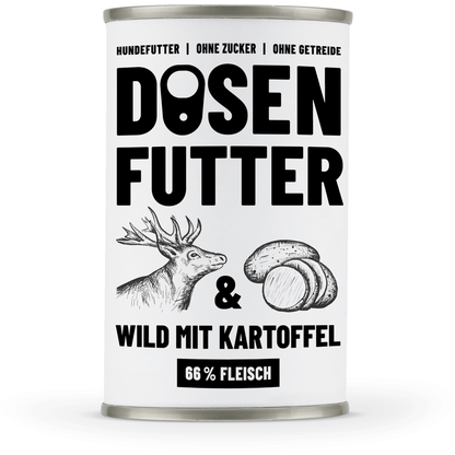 11018 - Dosenfutter® WILD MIT KARTOFFEL 400g